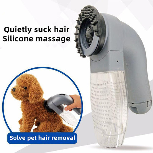 WooF WooF MeoW MeoW deshedder, the best pet hair remover for dogs and cats with silicone massage feature