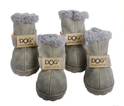 Best YouTube Store - Dog Thick Snow Boots Keep Warm Teddy Autumn And Winter VIP Shoes - 0