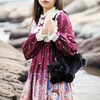 Black Cat Plush Purse ? Kawaii Bag for Girls & Teens