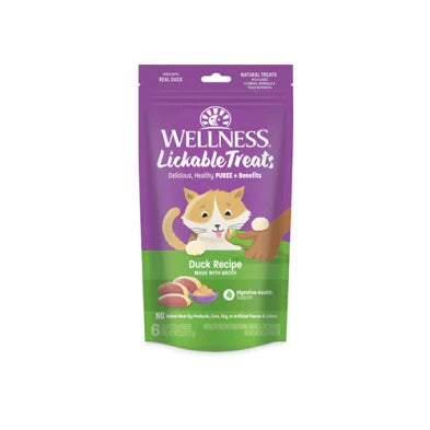 Wellness Grain Free Duck Lickable Cat Treat 25oz - Purrfect Pet Kingdom