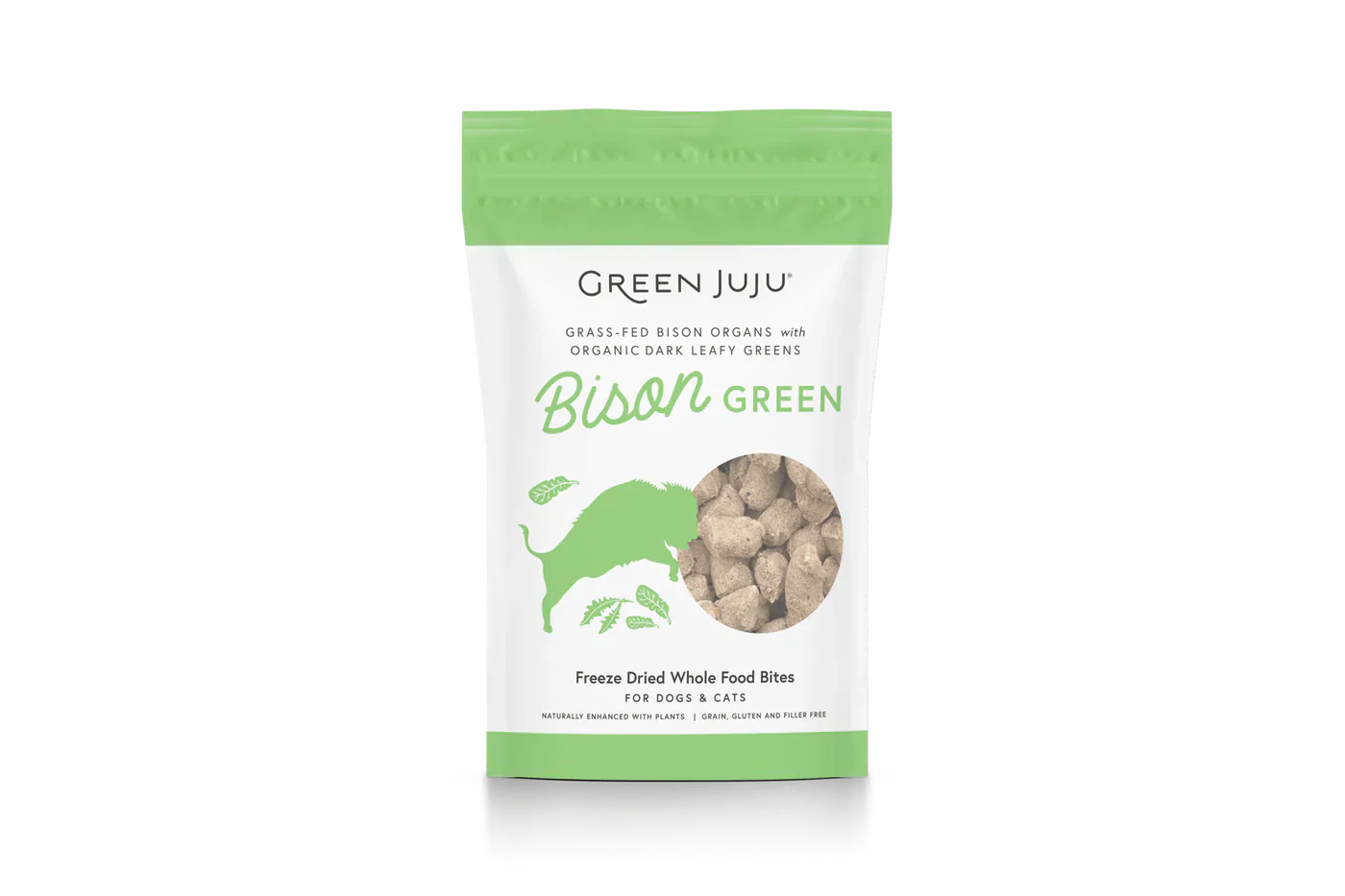 Green Juju Freeze Dried Bison Green Whole Food Bites 2.5oz 🦬