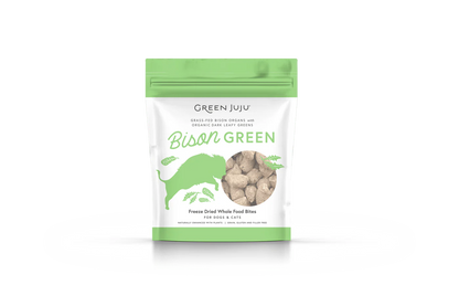 Green Juju Freeze Dried Bison Green Whole Food Bites (6OZ)