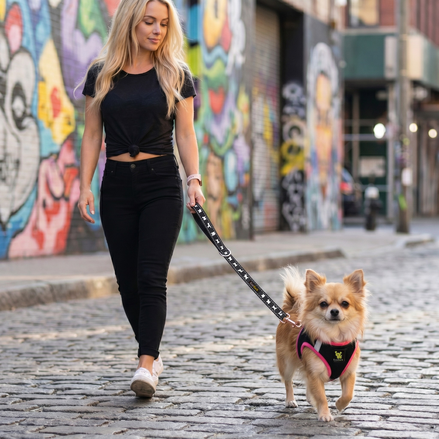 Dog Harness EcoBark Step In Harness XXXS to Small Breeds- - detail product image for dog harness
