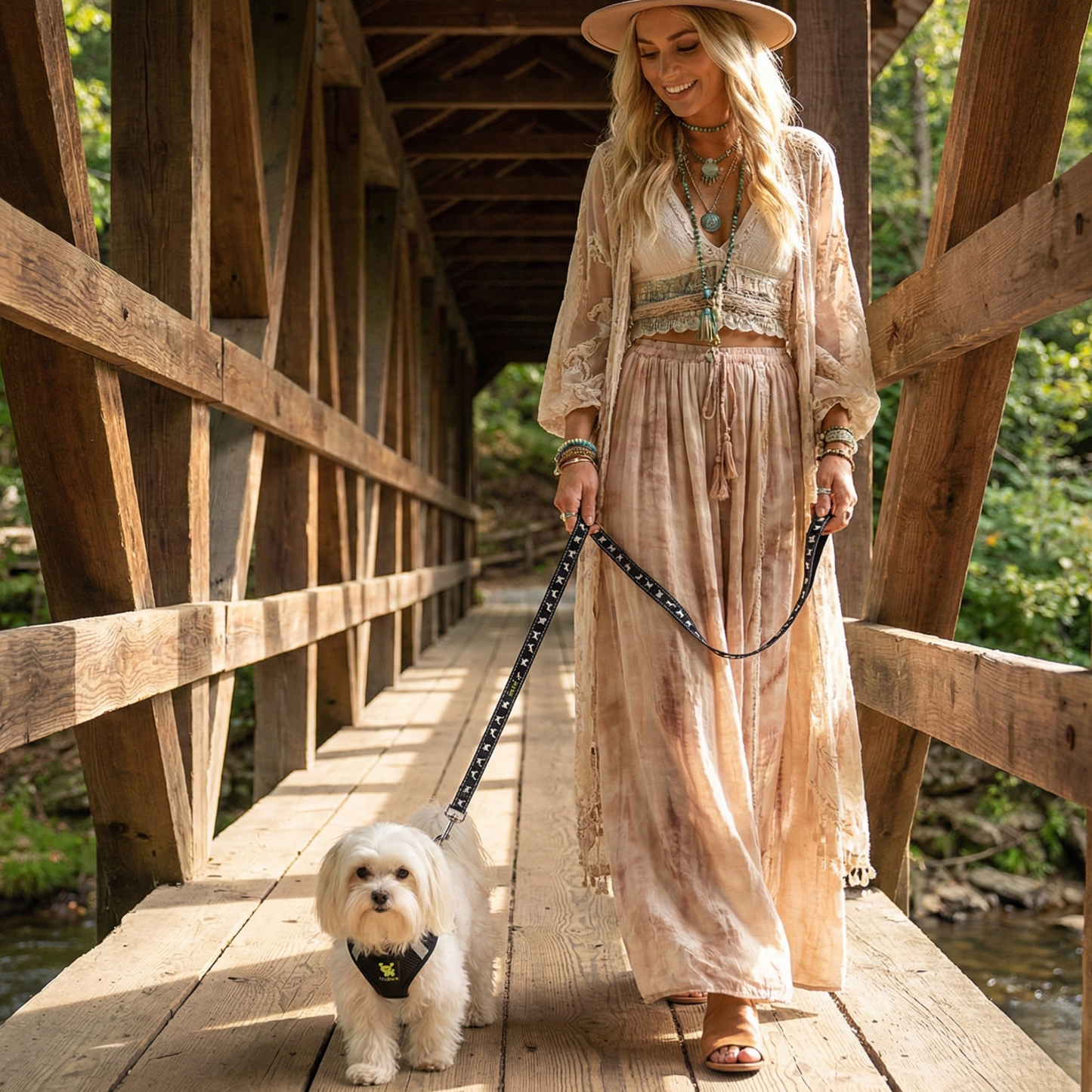 Purrfect Pet Kingdom EcoBark Step In Dog Harness - XXXS to Small Breeds- Reflecti (Large (17 to 19 lbs)) - Premium Dog Harnesses