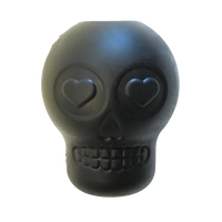 Magnum Sugar Skull eDispenser Ultra-Durable Chew Toy & Treat Dispenser - Black