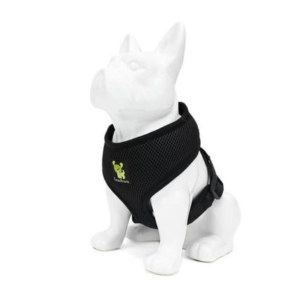 EcoBark Black Dog Harness - Over-the-Head Dog Vest Halter