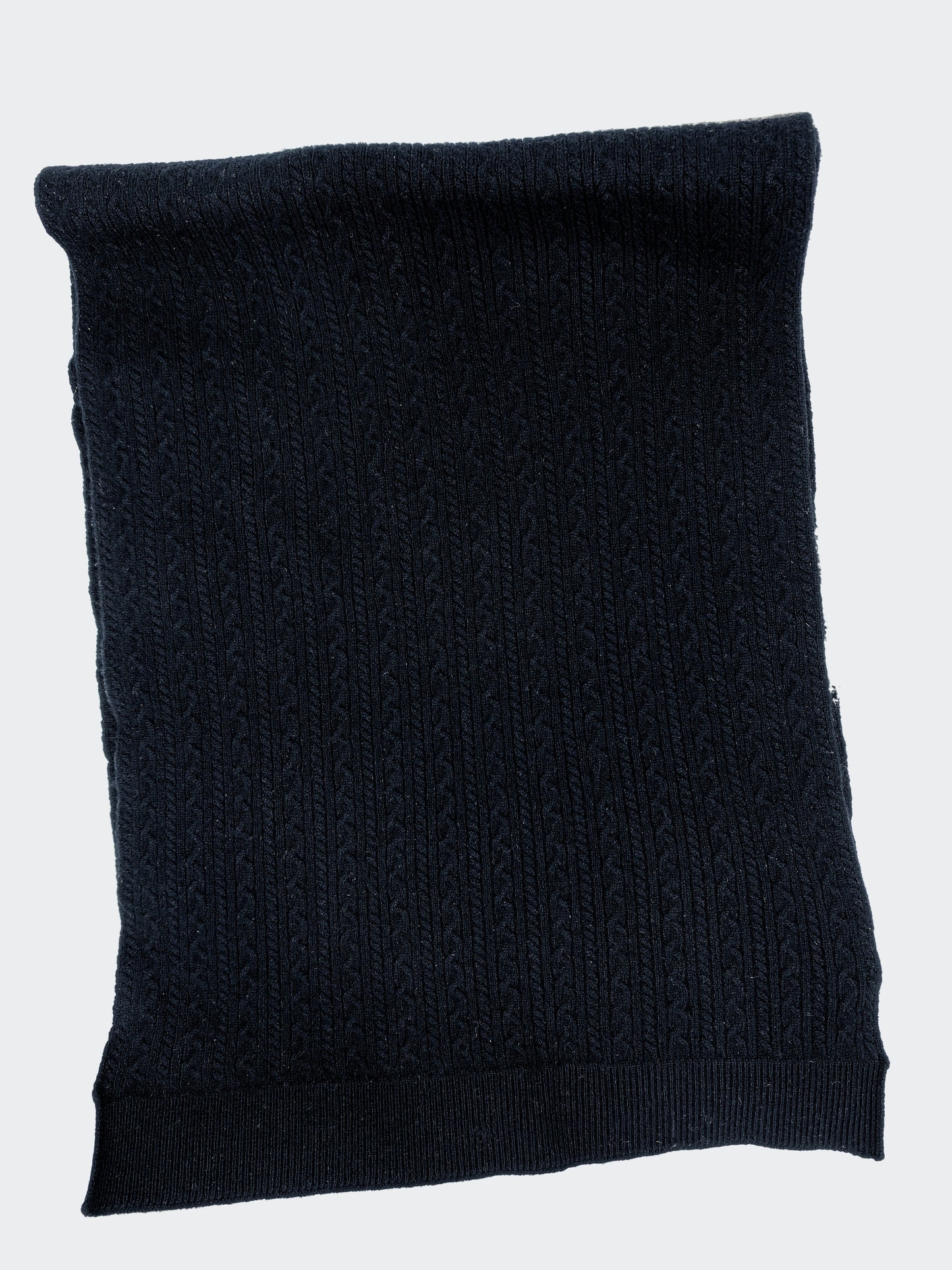 Cashmere Blend Scarf sets for Pets and their humans, Black and White