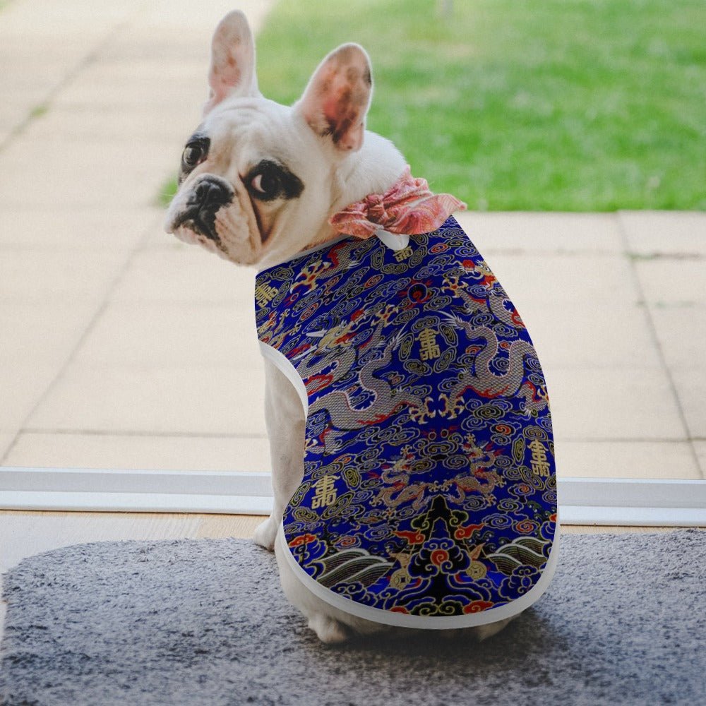 Pet Supply Blue Imperial Dragon Vest for Daily Use Essential - gallery product image for pet supply