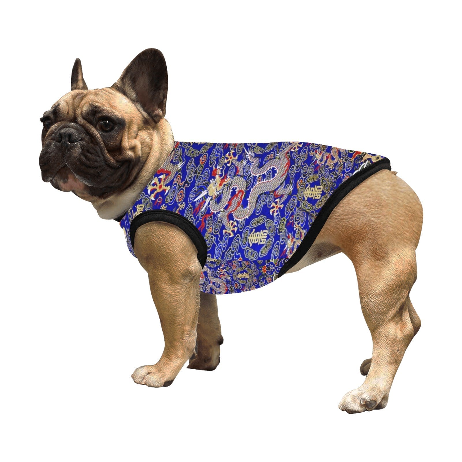 Pet Supply Blue Imperial Dragon Tank Top for Daily Use Essen - detail product image for pet supply