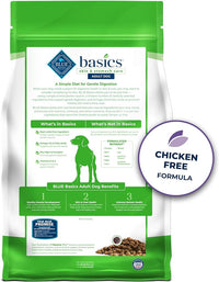 Blue Buffalo Basics Adult Grain-Free Lamb & Potato, Limited Ingredient Diet Dry Dog Food