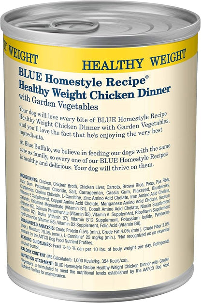 Blue Buffalo Adult Homestyle Healthy Weight Chicken with