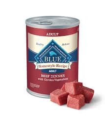 Blue Buffalo Adult  Homestyle Beef with Garden Vegetables Wet Dog Cans (12.5oz) - Wet Dog Food - The Family Pet
