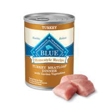 Blue Buffalo Adult Homestyle Turkey Meatloaf with Garden Vegetables Wet Dog Cans (12.5oz)