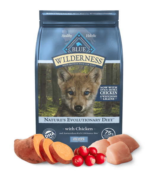 Blue Buffalo Wilderness Puppy Chicken with Wholesome Grains Dry Dog Food