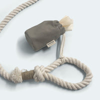 Boba & Vespa Cloth Dog Poop Bag Holder in Cotton Canvas