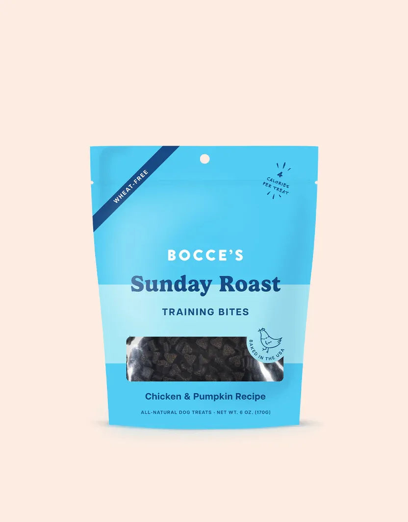 Bocce's - Bocces Training Bites Sunday Roast Dog Treats (6oz) - Dog Treats