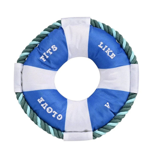 Dog Toy Life Ring Squeaker 🐾 - Purrfect Pet Kingdom