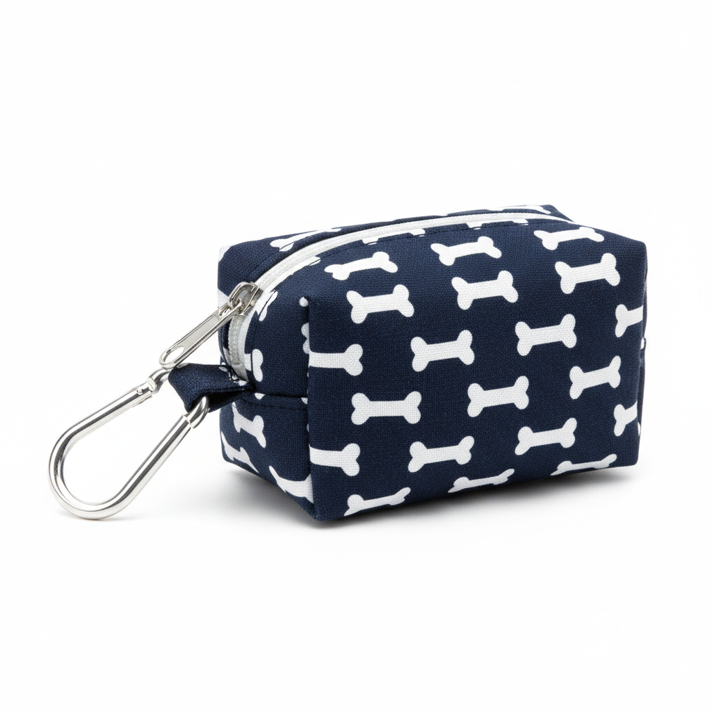 Dog Waste Bag Dispenser Pouch — 15 Styles with Roll Included