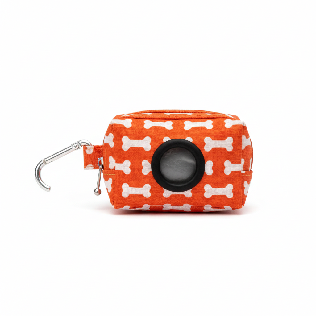 Dog Waste Bag Dispenser Pouch — 15 Styles with Roll Included
