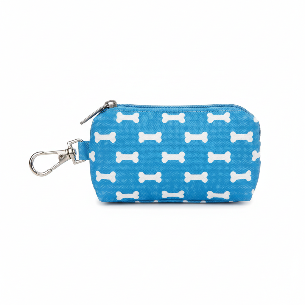 Dog Waste Bag Dispenser Pouch — 15 Styles with Roll Included