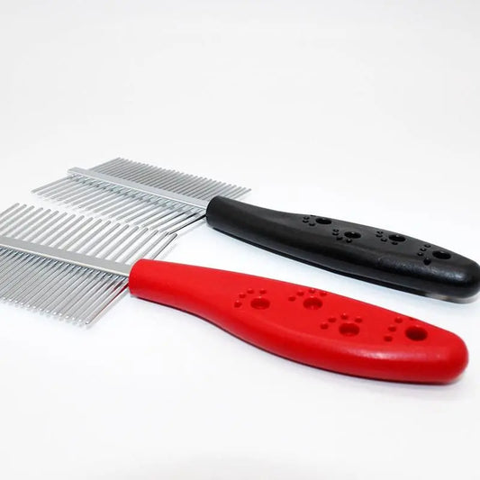 Purrfect Pet Kingdom Pet Dematting Comb with Comfortable Grip Purrfect Pet Kingdom