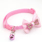 Purrfect Pet Kingdom Breakaway Cat Collar with Bell M Pink Purrfect Pet Kingdom