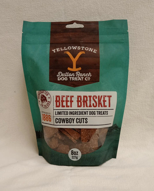 Yellowstone Cowboy Cuts Brisket Beef 8Oz dog treats Premium