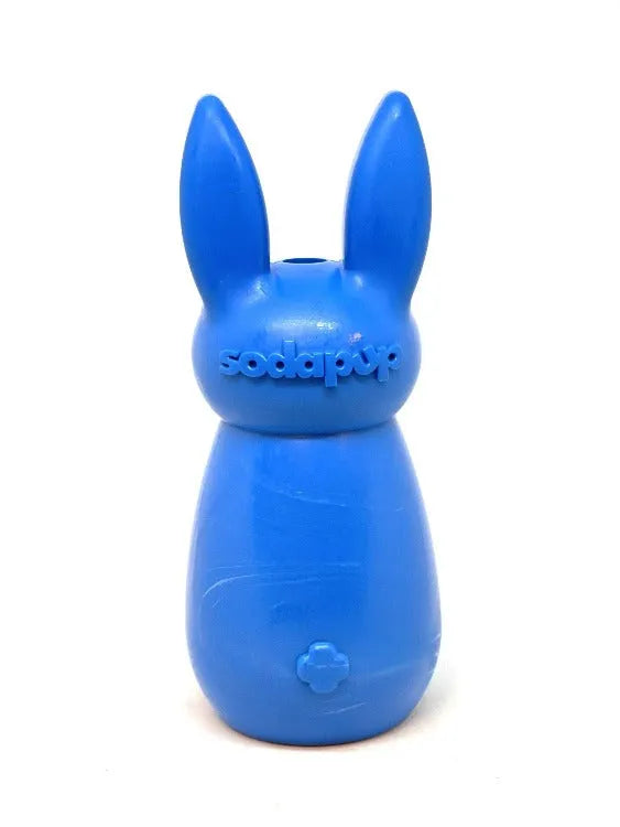 Durable Bunny Nylon Chew Toy for aggressive chewers by SodaPup, large size, perfect for tough play, USA made.