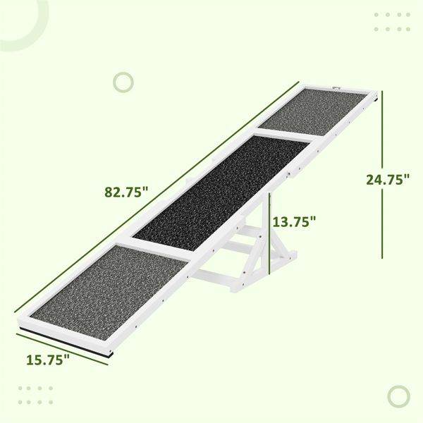 Purrfect Pet Kingdom Buy Dog Agility Ramp and Seesaw Set Purrfect Pet Kingdom