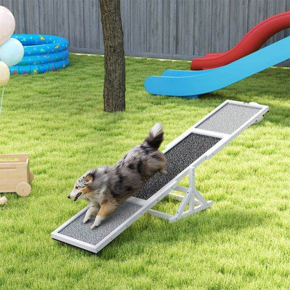 Purrfect Pet Kingdom Buy Dog Agility Ramp and Seesaw Set as picture Purrfect Pet Kingdom