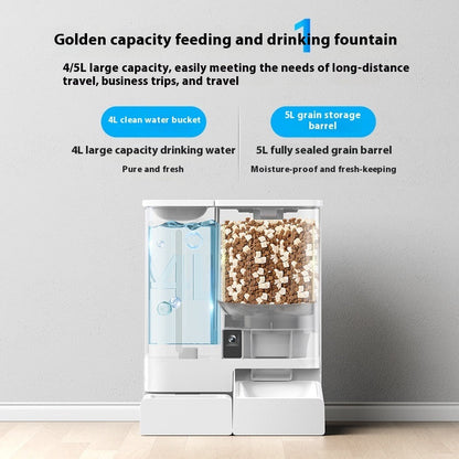 Smart WiFi Pet Feeder with HD Camera and Steel Bowl 6 Liters