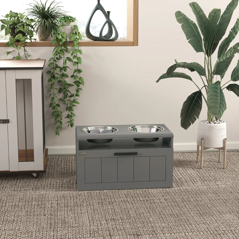 Heritage Elevated Slow Feeder Bowl for Dogs and Cats 16oz