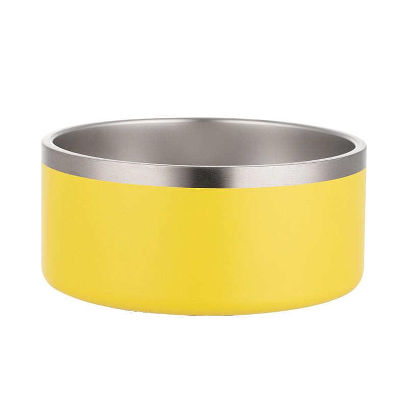 Stainless Steel Dog Bowl Inside And Outside 304 With Silica