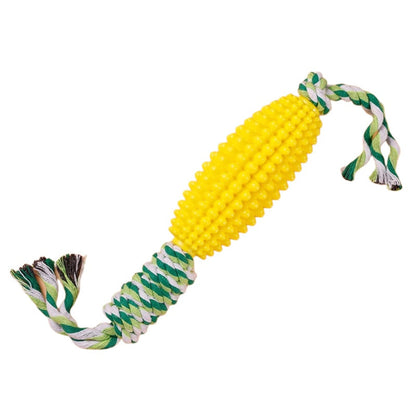 Pet Toy Corn Ball Knot Teething Toys, Large And Small Dog