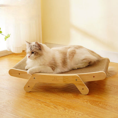 Multi-functional Corrugated Cardboard Cat Scratcher