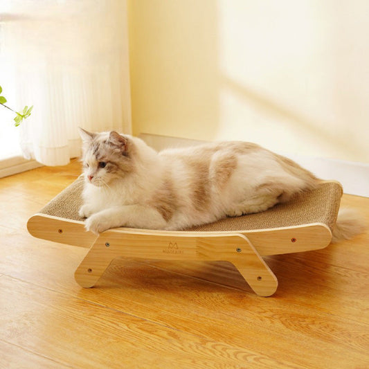 Multi-functional Corrugated Cardboard Cat Scratcher
