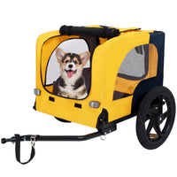 Pet Bike Trailer Dog Cart for Bicycle, Suitable for Small