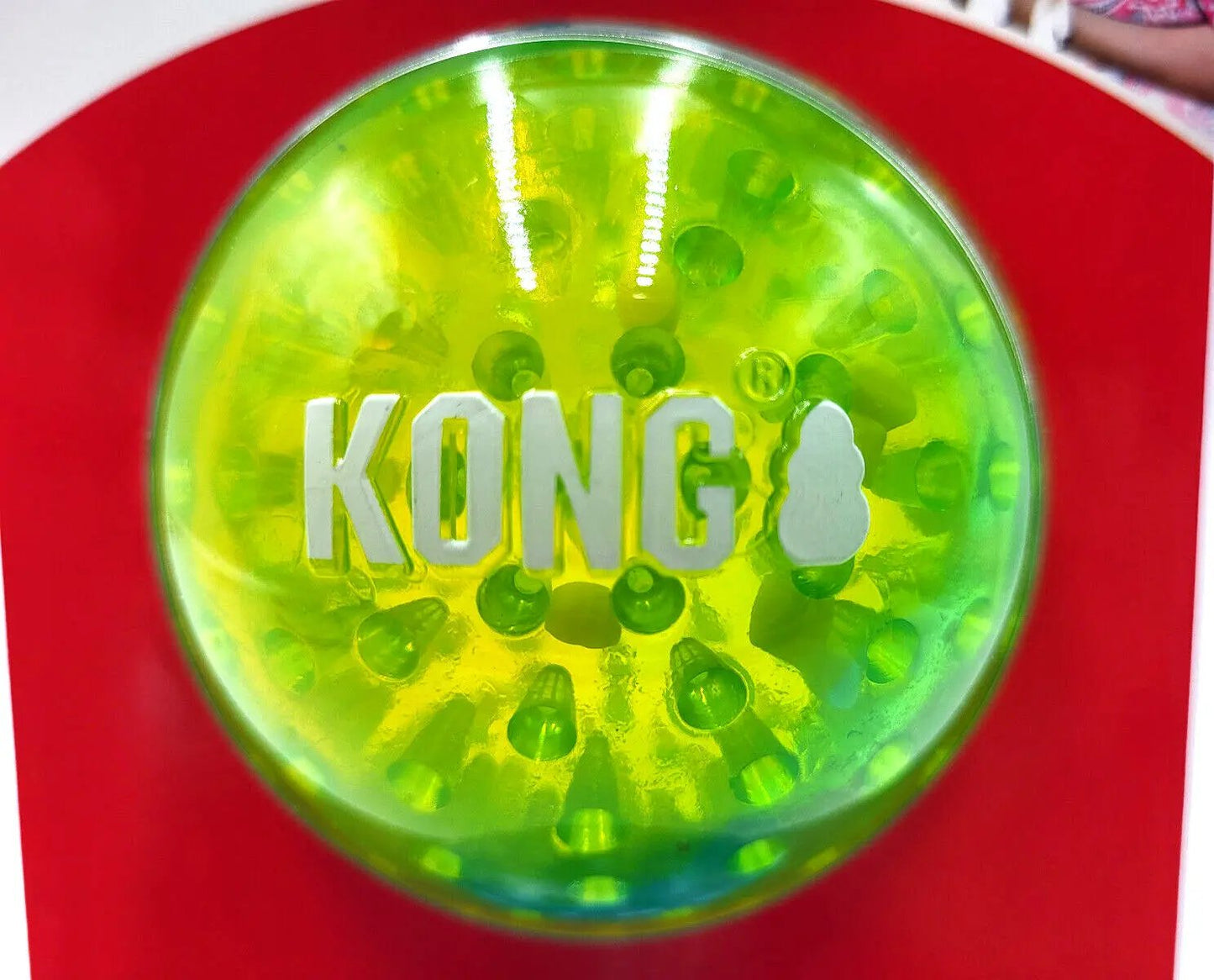 KONG® Squeezz Geodz Ball Large 2Pk Floating Squeaky