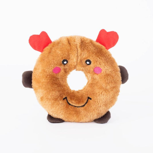 Holiday Donutz Buddies - Reindeer Dog Toy