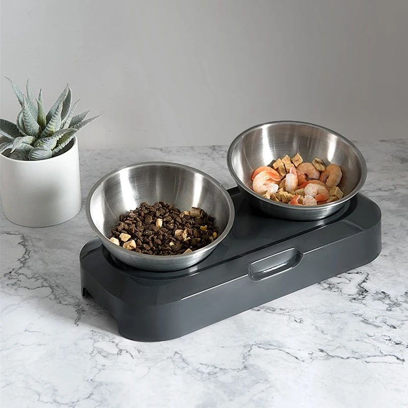 Easy To Clean Stainless Steel Cat Bowl Dog Food And Water