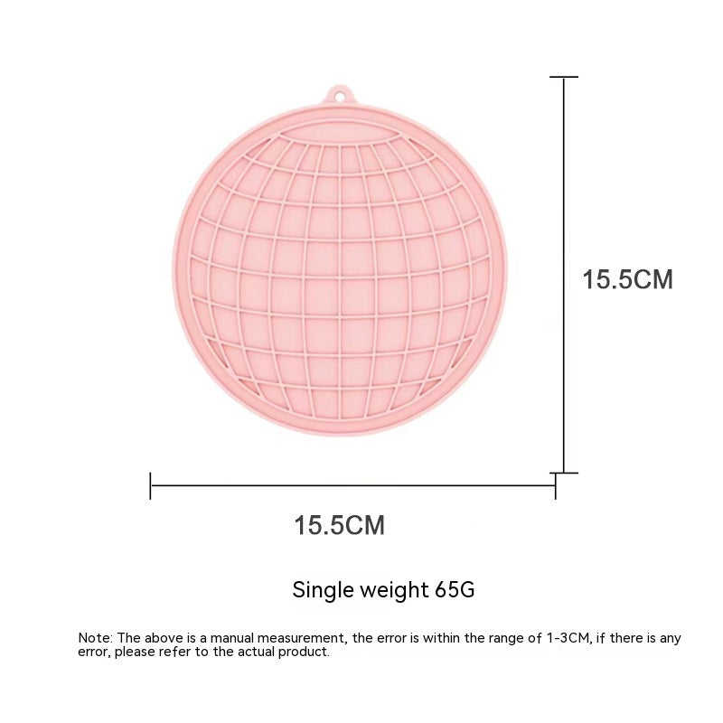 Fish-shaped Round Pet Silicone Snack Pad