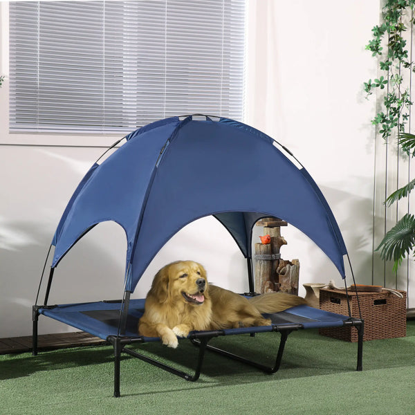 Portable Dog Cot - Raised Cooling Bed for Camping & Patio