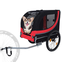 Large Folding Bike Trailer for Dogs – 66LB Capacity