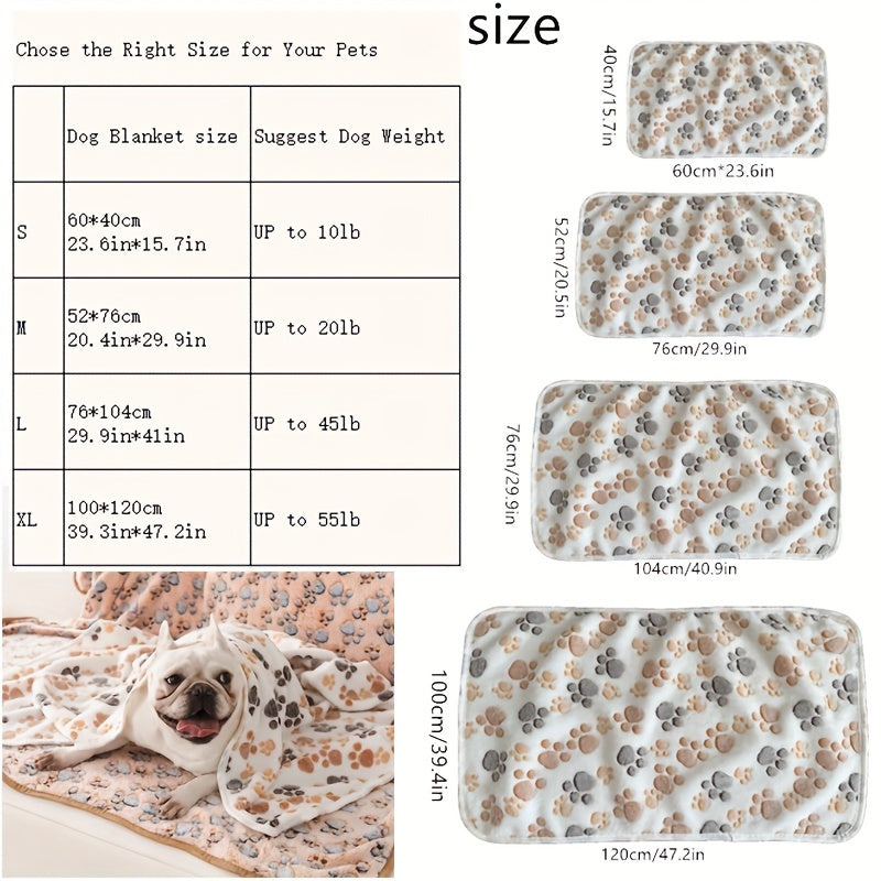 Pet Bed Blanket Coral Velvet Flannel Quilt Mat