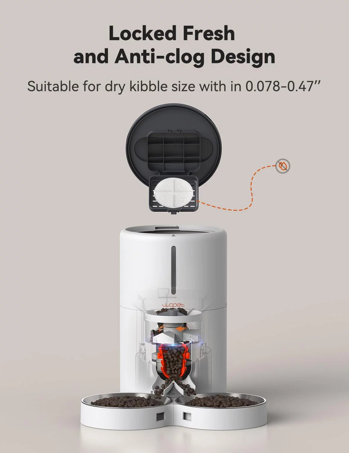 Automatic Cat Feeder For 2 Cats Dogs Timed Dispenser 🐱