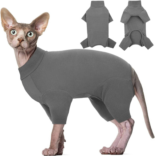 Sphynx Cats Sweater Turtleneck Hairless Cat Shirt Soft And