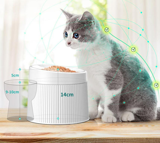 High Leg Neck Protection Large Capacity Anti-tumble Cat Bowl