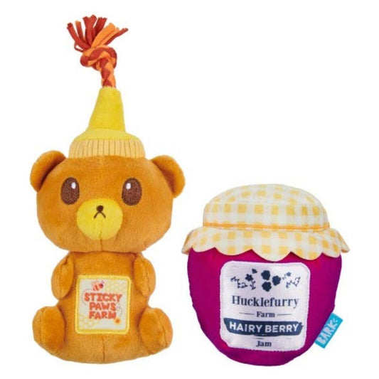 That's My Jam, Honey Plush Dog Toy Set - 2 Pk