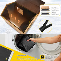 Large Outdoor Dog House Insulated Waterproof 60"