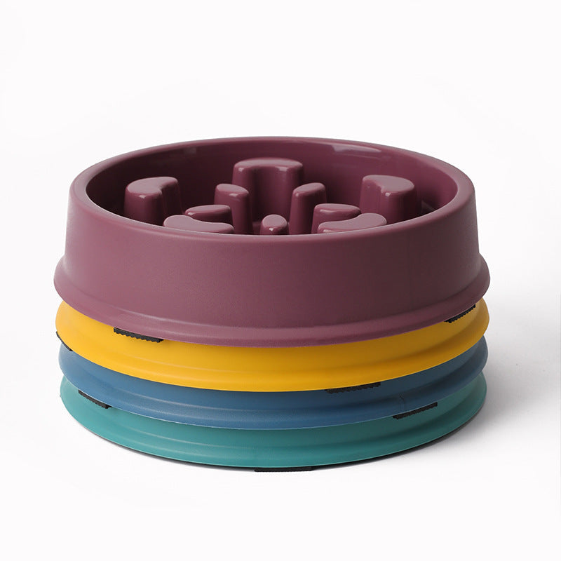 Dog Anti-Chye Pet Bowl Slow Food Bowl Basin